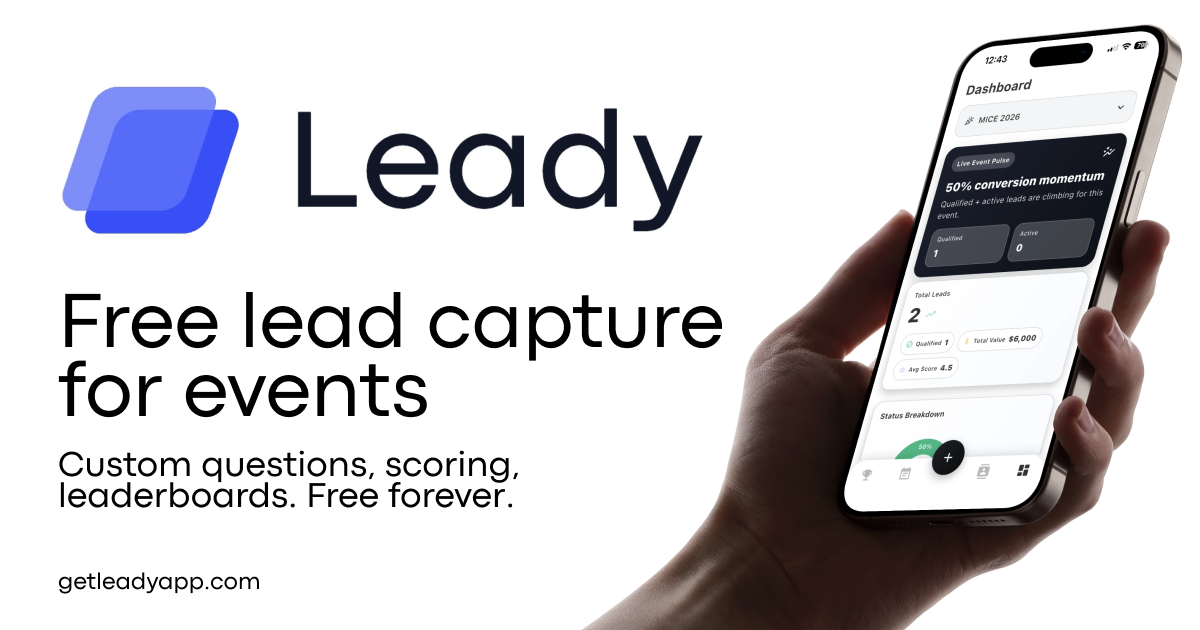 Leada App Leady - Free Lead Capture App for Events & Trade Shows